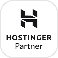 Hostinger Partner badge